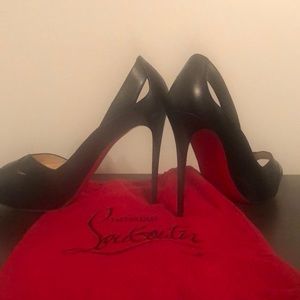 Christian Loubutin Peep-Toe Pumps